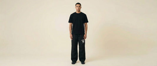 BLACK Runway Nylon pants