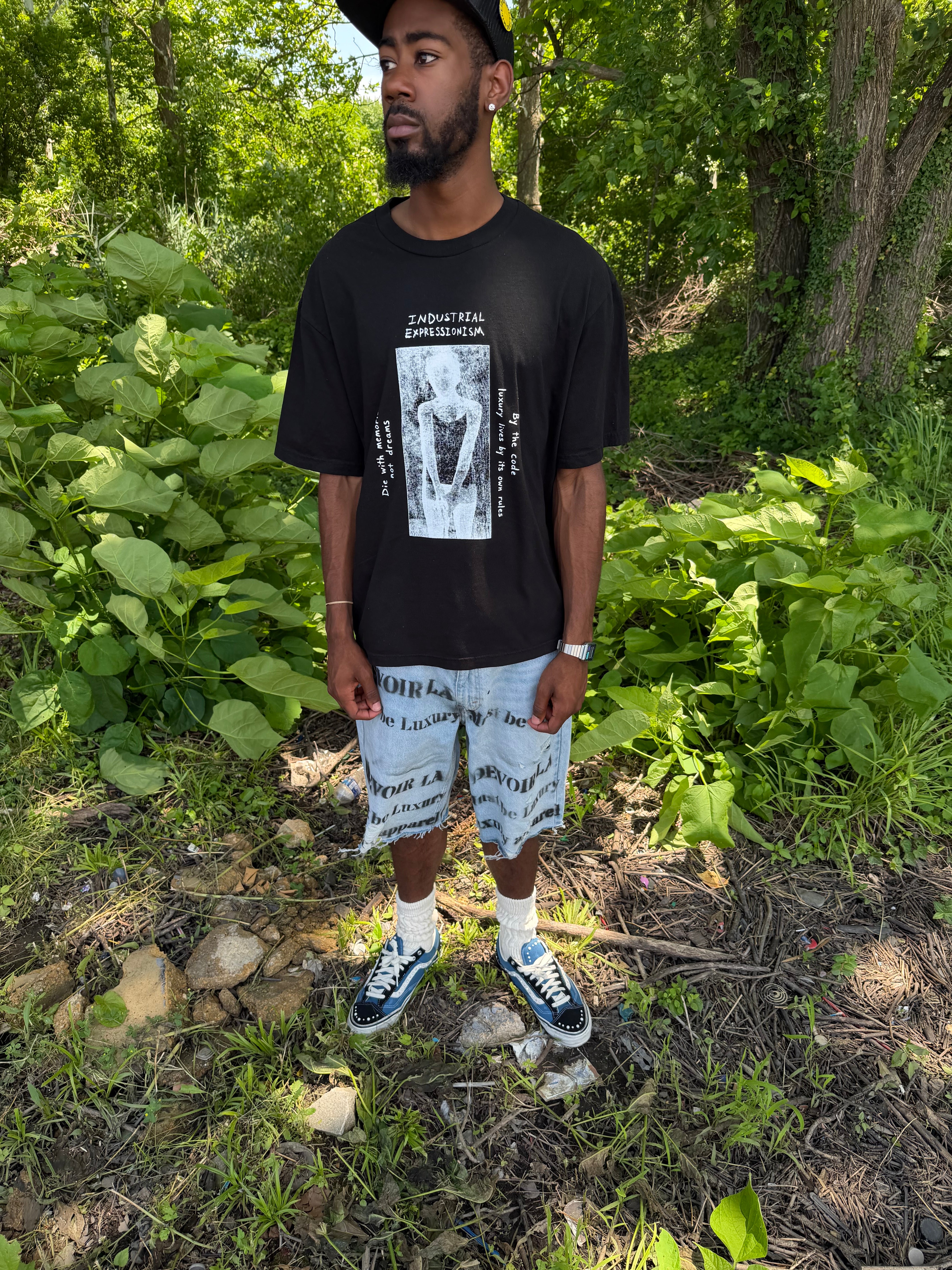 Industrial expressionism tee