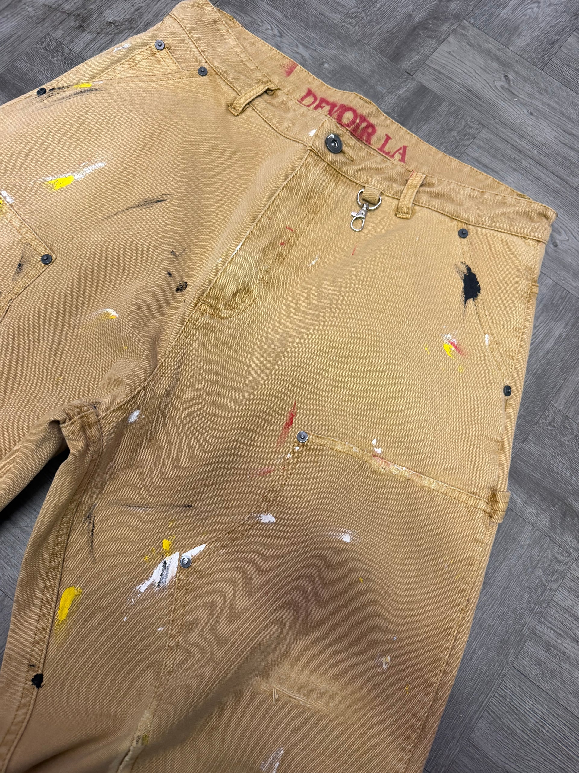 Tan - CARPENTER DOUBLE KNEES PANTS