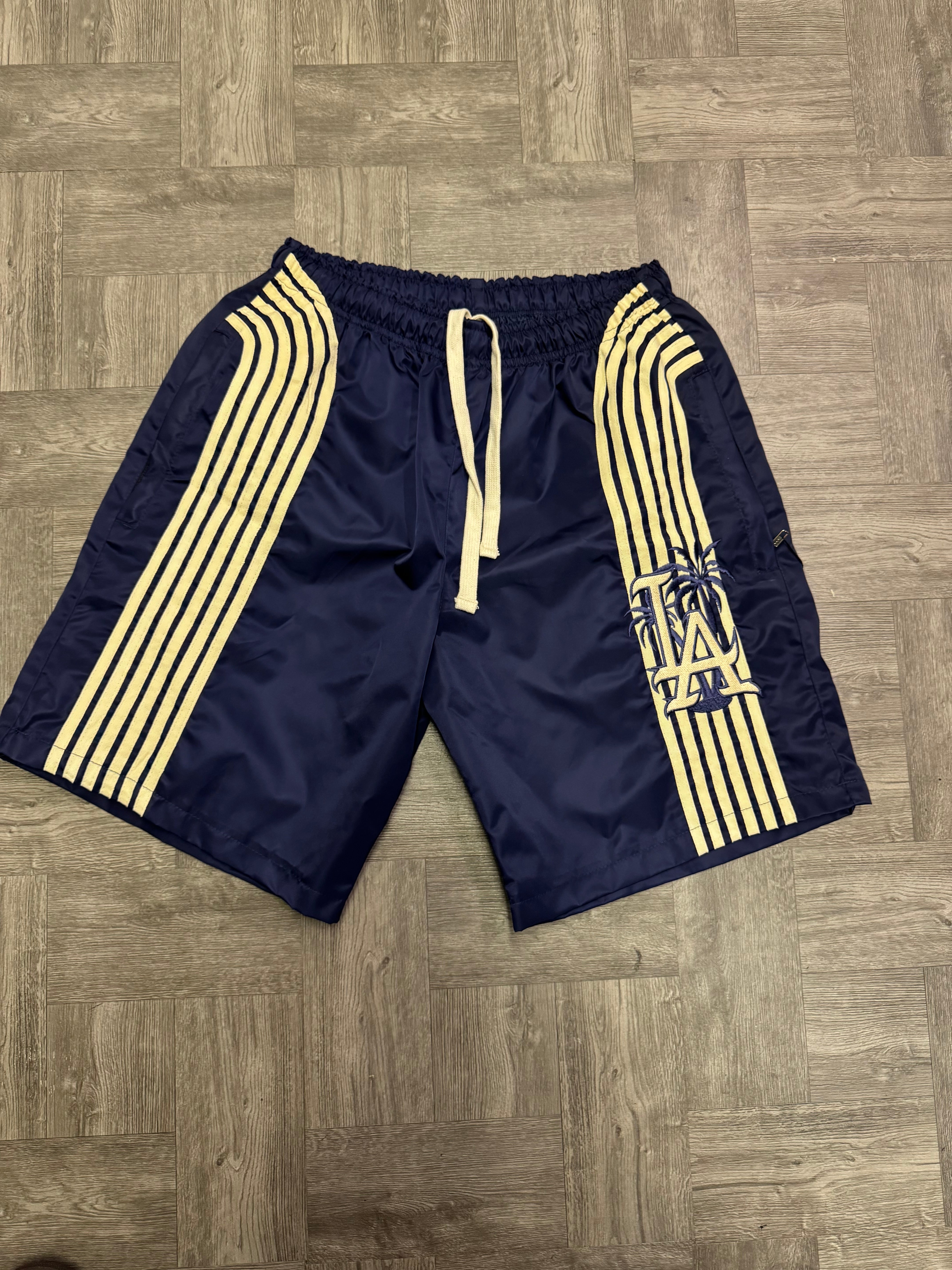 Navy Blue stripes Shorts