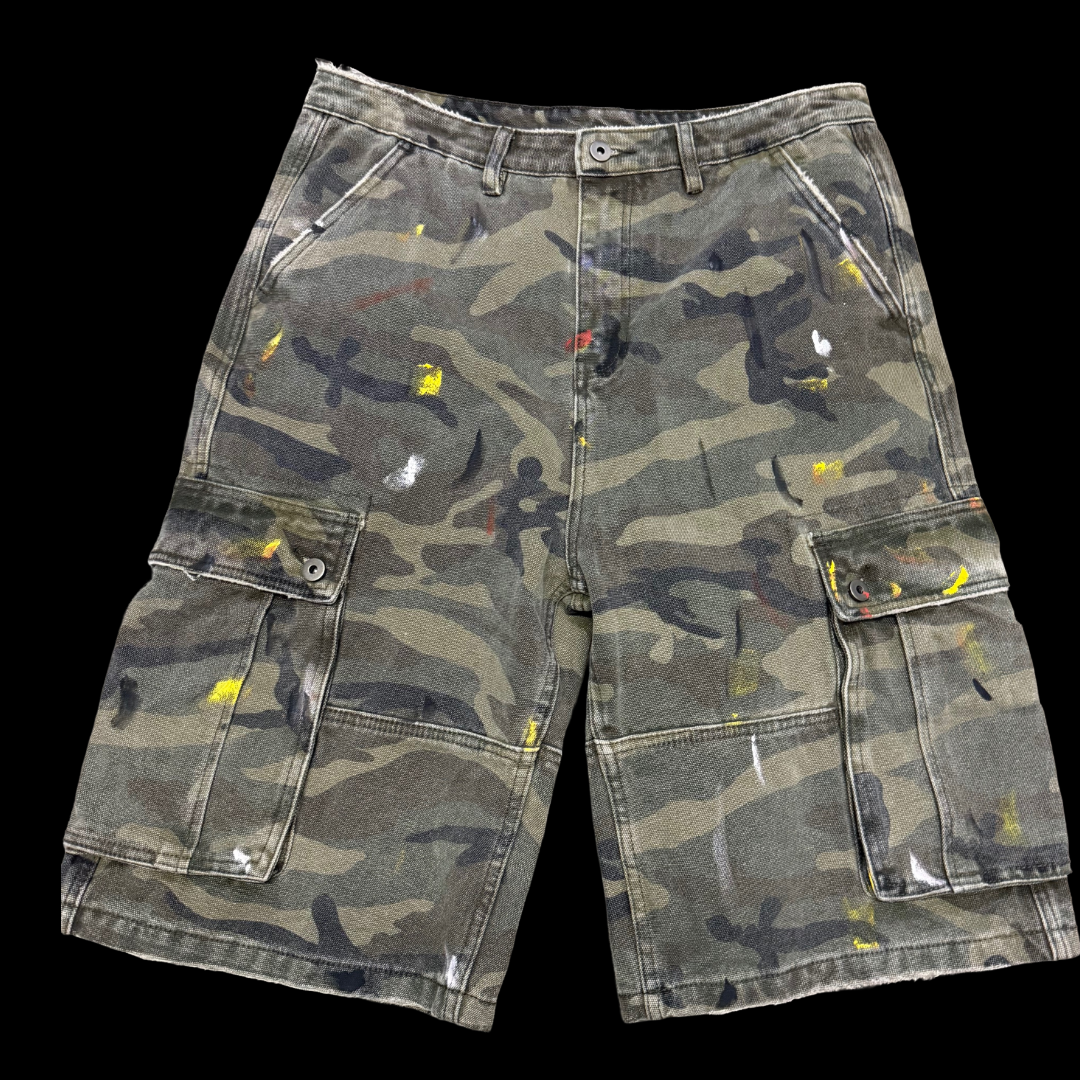 CODE CAMO CARGO SHORTS