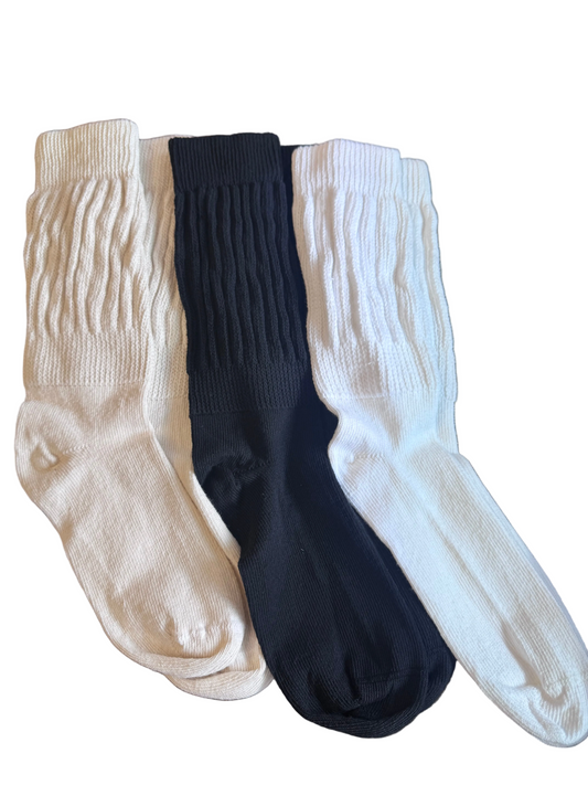Slouch socks ￼ ￼