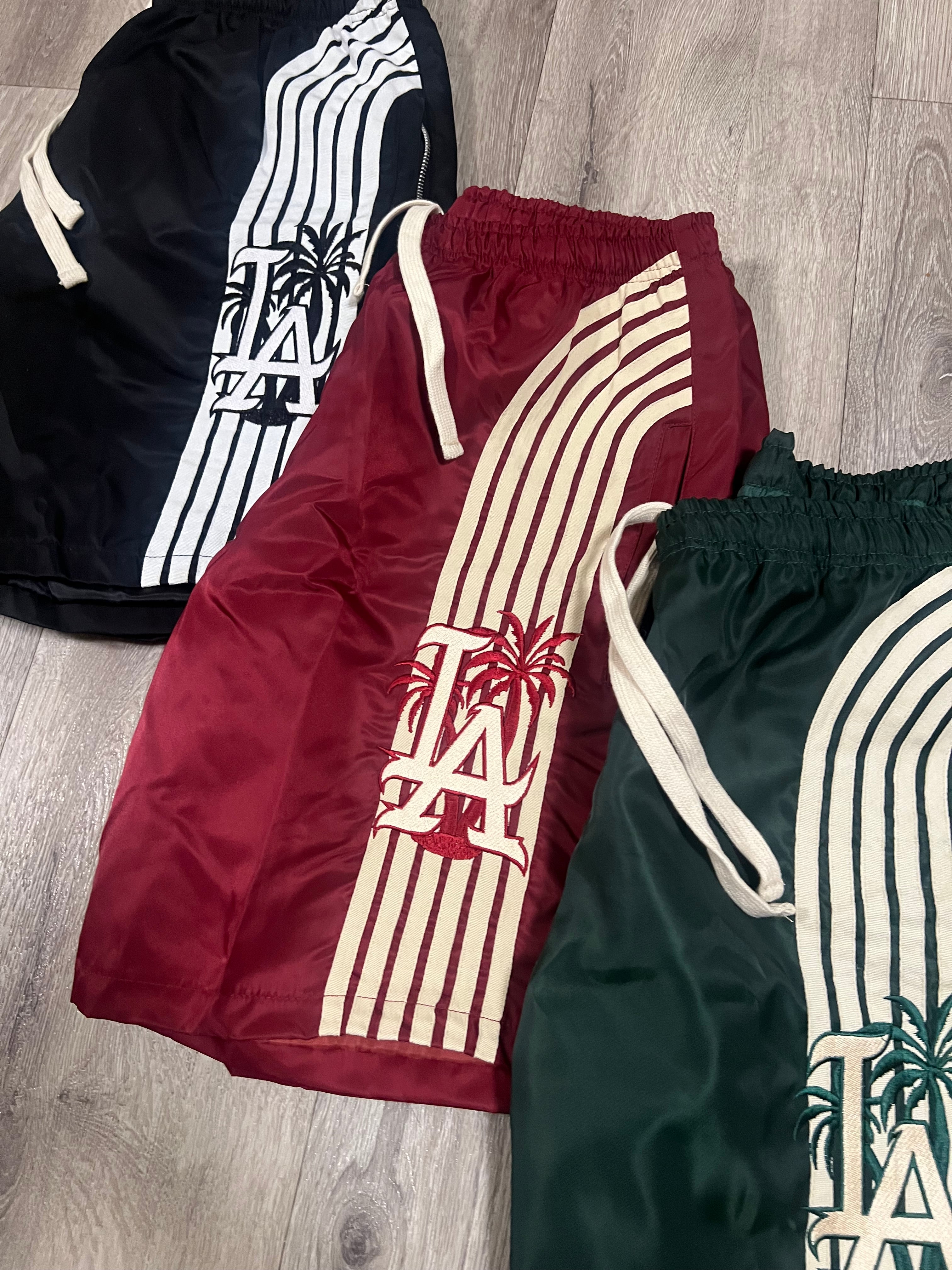 Red Stripe Shorts