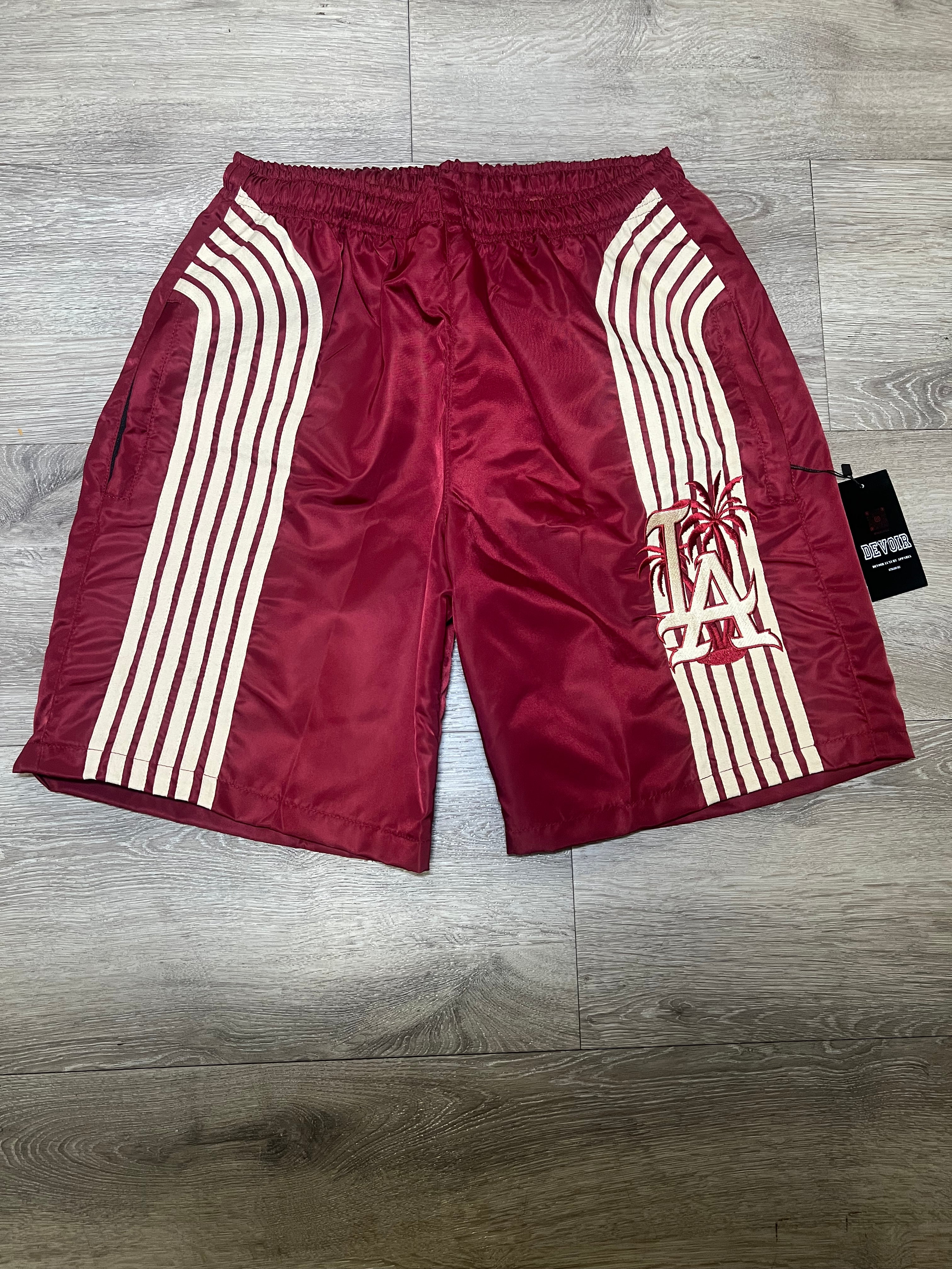 Red Stripe Shorts