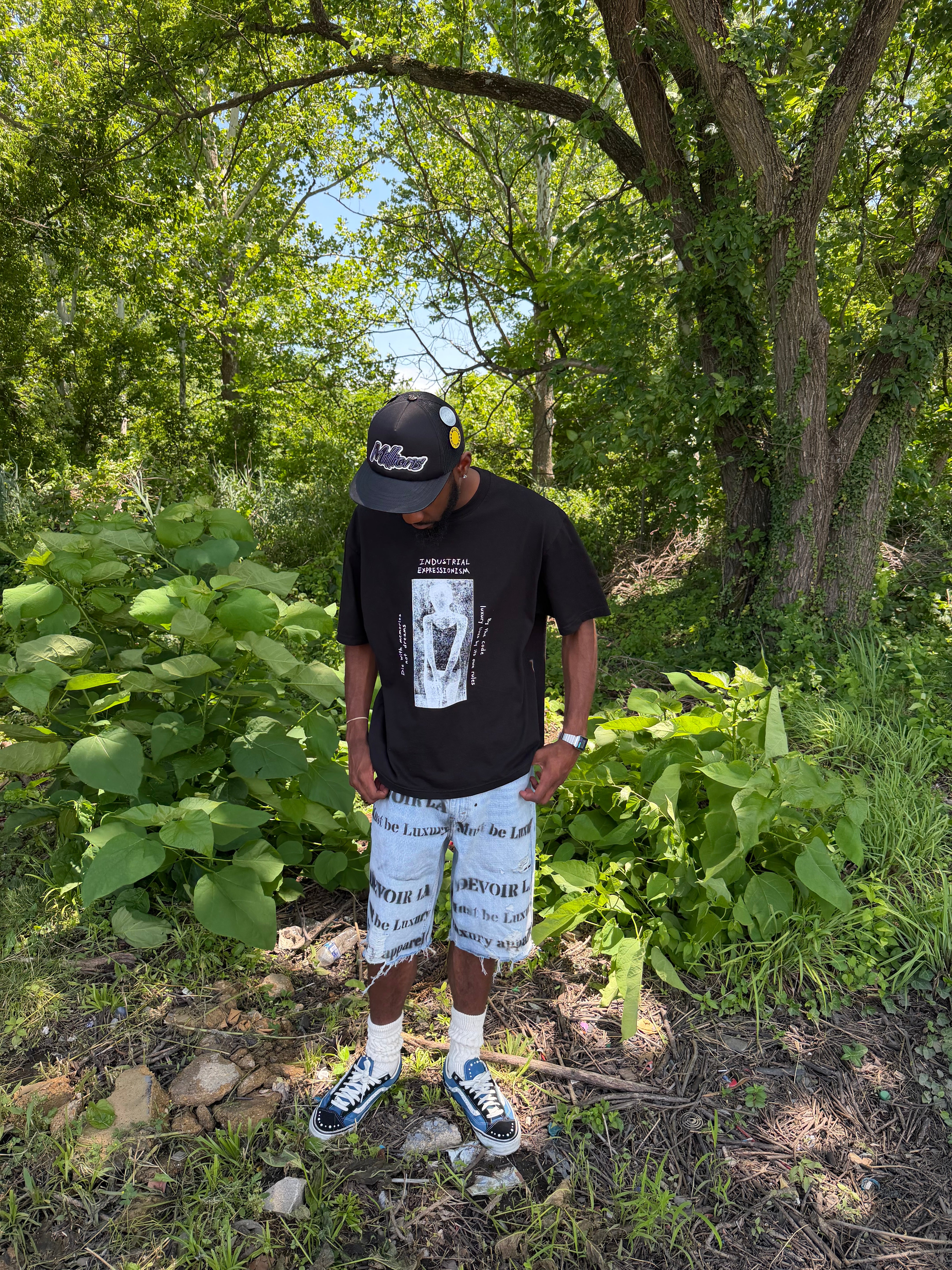 Industrial expressionism tee