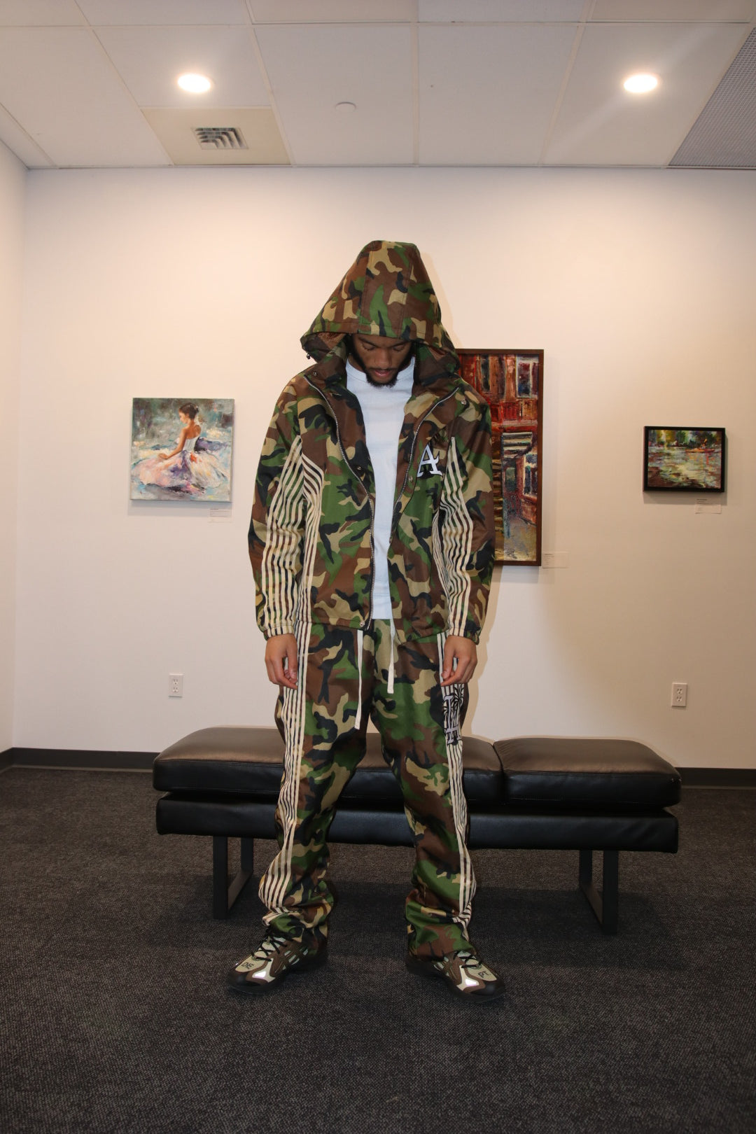 Camouflage Stripe Pants