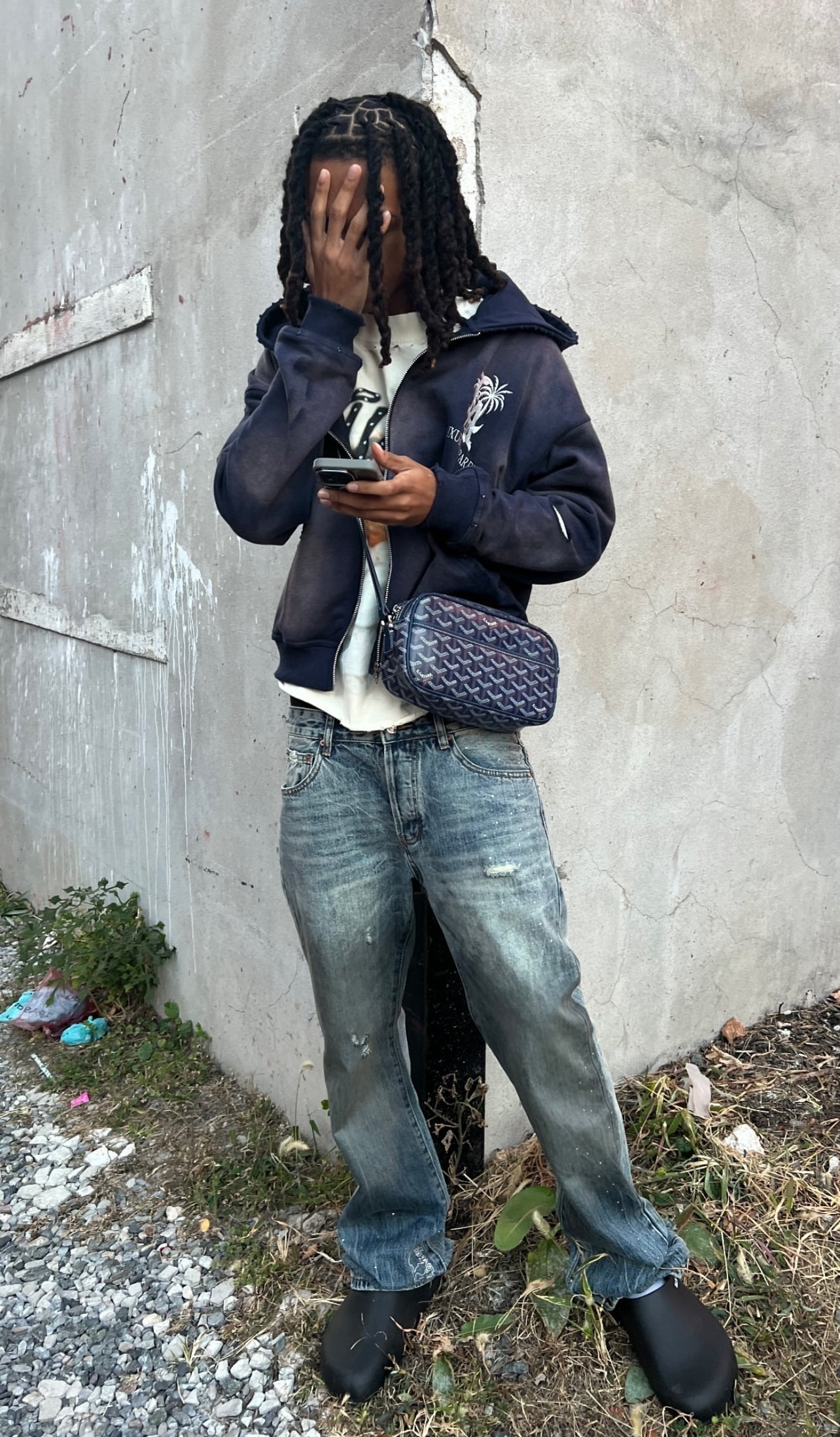 Blue Washed Must be luxury hoodie