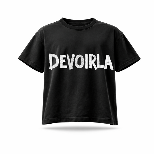 DEVOIRLA TAPE LOGO TEE